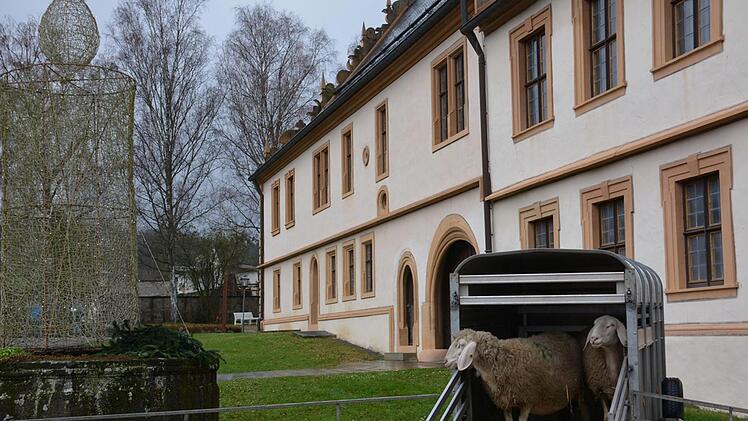 Weihnachtsmarkt in Maria Bildhausen. Hanns Friedrich