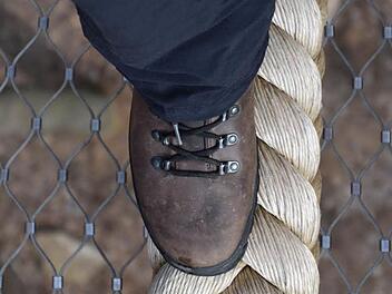 Kein Balance-Akt: Der Baumwipfelpfad Steigerwald am Radstein bei Ebrach soll noch sicherer werden.  Foto: Michael Mahr