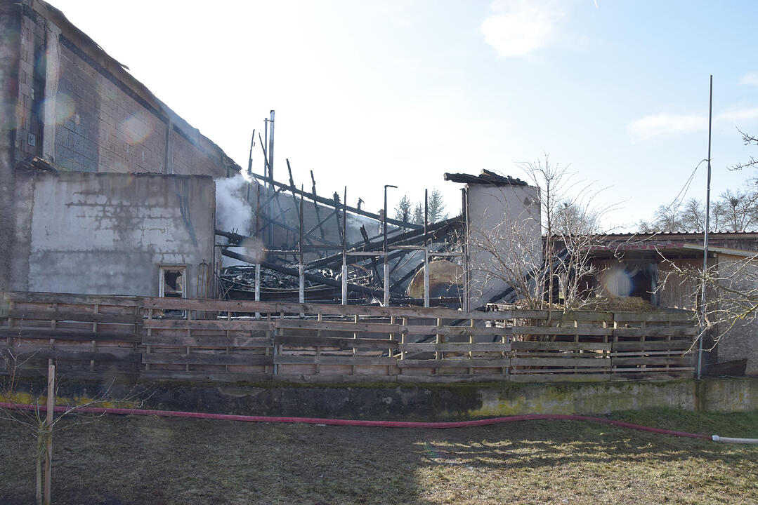 Scheunenbrand in Iphofen