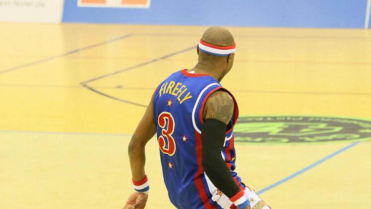 Am Dienstag waren die Harlem Globetrotters zu Gast in Coburg. Foto: Matthias Hoch