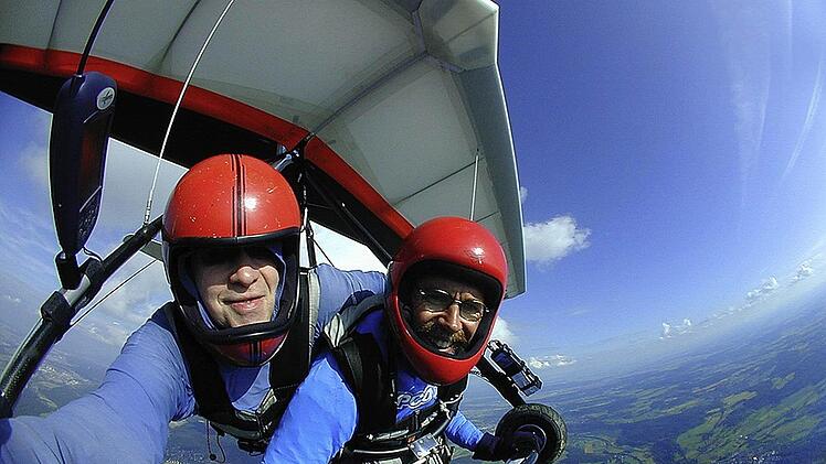 Über dem "Gänsberg" in Ramsthal werden vermutlich schon bald Drachenflieger zu sehen sein. Der Gemeinderat genehmigte einen entsprechenden Antrag. Foto: privat