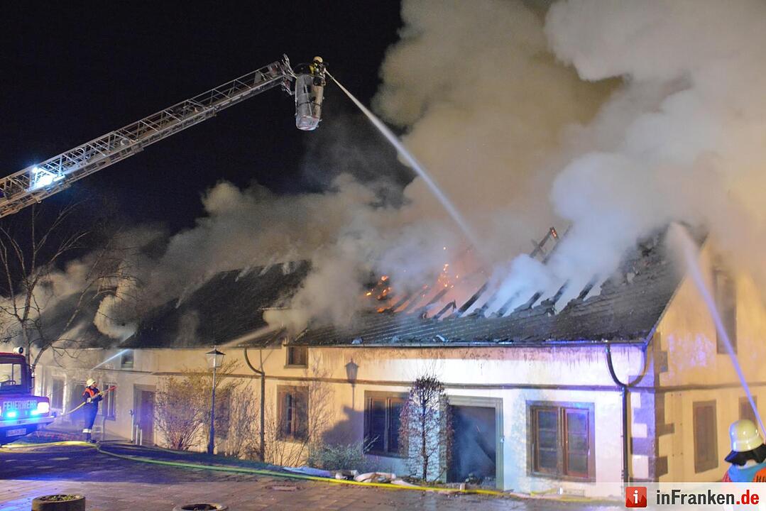 Brand im Kloster Maria Bildhausen