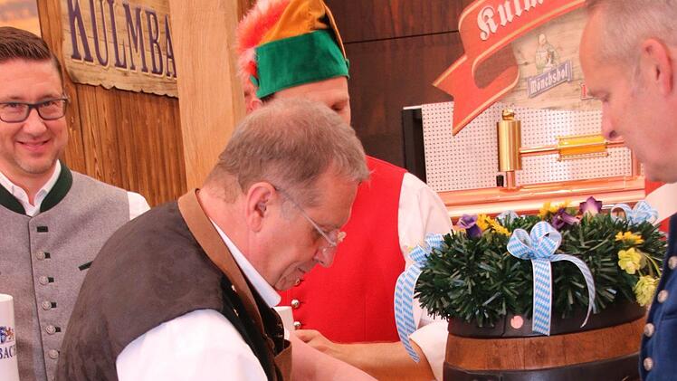 Probeanstich zur Kulmbacher Bierwoche 2019. Foto: Jürgen Gärtner