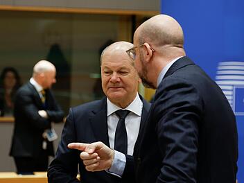 EU-Gipfel - Scholz + Michel
