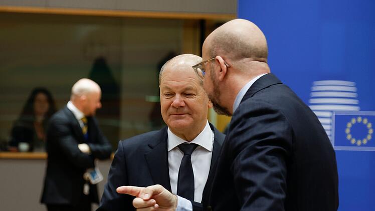 EU-Gipfel - Scholz + Michel