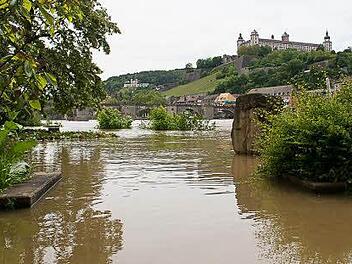 Hochwasser in Würzburg. Foto: Tobias Köpplinger