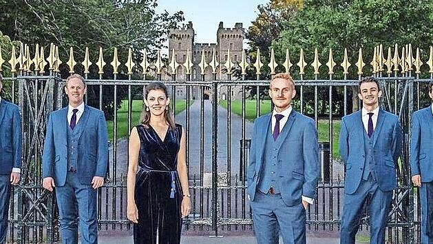 K&ouml;nigliche Vokalmusik in der Kirche St. Moriz: The Queen&rsquo;s Six gastieren mit neuer S&auml;ngerin am 1. Juni in Coburg.