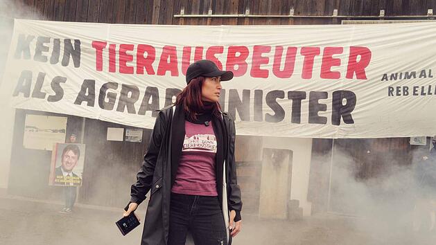 Protest gegen G&uuml;nther Fel&szlig;ner