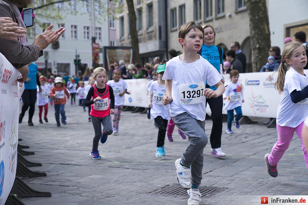 Weltkulturerbelauf in Bamberg: Der Bambini-Lauf