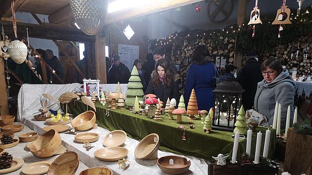 Scheunenambiente gab es in der Scheune von Manfred Wolf. Foto:  Marion Eckert