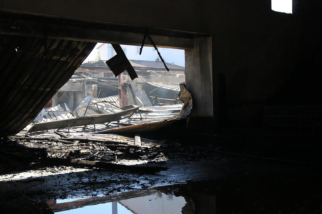 Brand in Marktzeuln - der Tag danach (2)