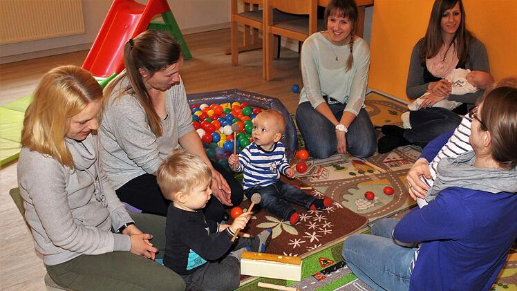 Musikalische Früherziehung bei den Landbabys in WachenrothEvi Seeger