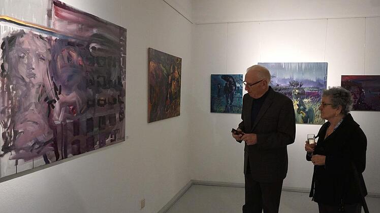 Aus der Ausstellung im Kunstraum   Richard Sänger