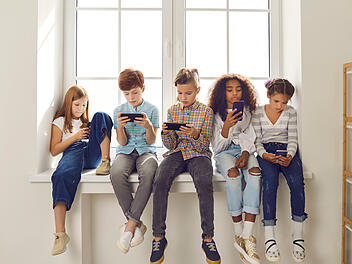 Kinder, Social Media, Technik, Internet