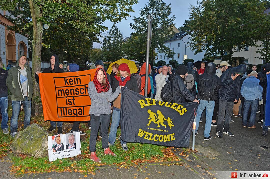 Protest - Viktor Orban zu Gast in Bamberg