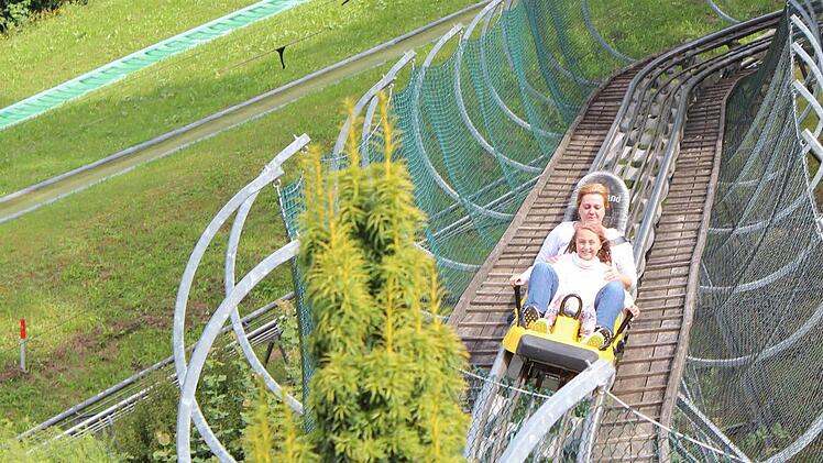 Familienspa&szlig; auf der Sommerrodelbahn Vestenbergsgreuth (Bild 4, Foto: Ruth Kaiser)