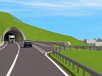 Schon 2027 soll es bei Kauerndorf auf der B 289 durch den Tunnel gehen.