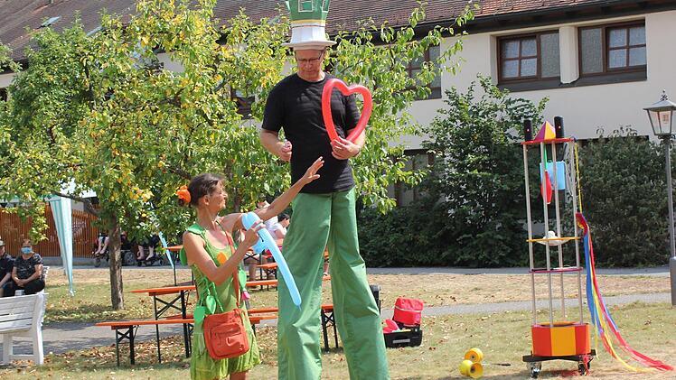Spaß pur war vorausgesagt mit der Gruppe Firlefanz beim Ferienprogramm 2020 in Maria Bildhausen.  Matthias Guck
