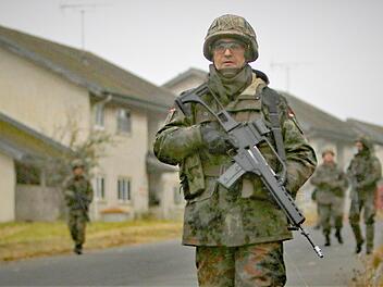 Zu den Aufgaben des Heimatschutzregiments 1 gehört es auch, Liegenschaften der Bundeswehr zu schützen.