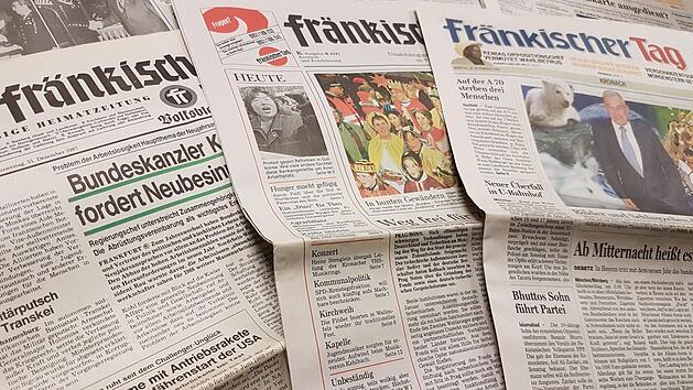 Die FT-Silvesterausgaben aus den Jahren (v. l.) 1987, 1997 und 2007.Marco Mei&szlig;ner