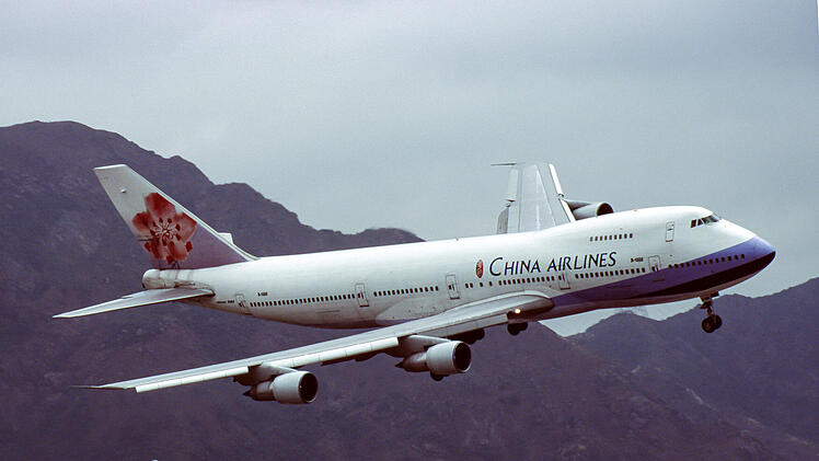 Flugzeug in Hongkong