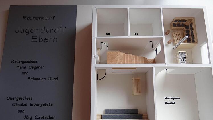 Ein Raumkonzept anhand Europaletten: Damit lassen sich auch eine Selbstbedienungstheke und eine ausziehbare Tribüne für den Kinosaal herstellen.