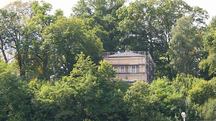 Wird zur Zeit aufwendig saniert: Der Pavillon am Adamiberg.