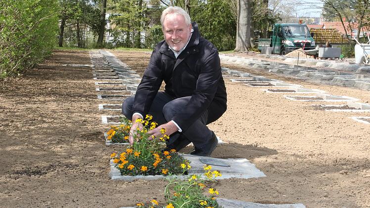 Bernhard Ledermann ist stolz auf die Umgestaltung. Foto: Wolfgang Desombre