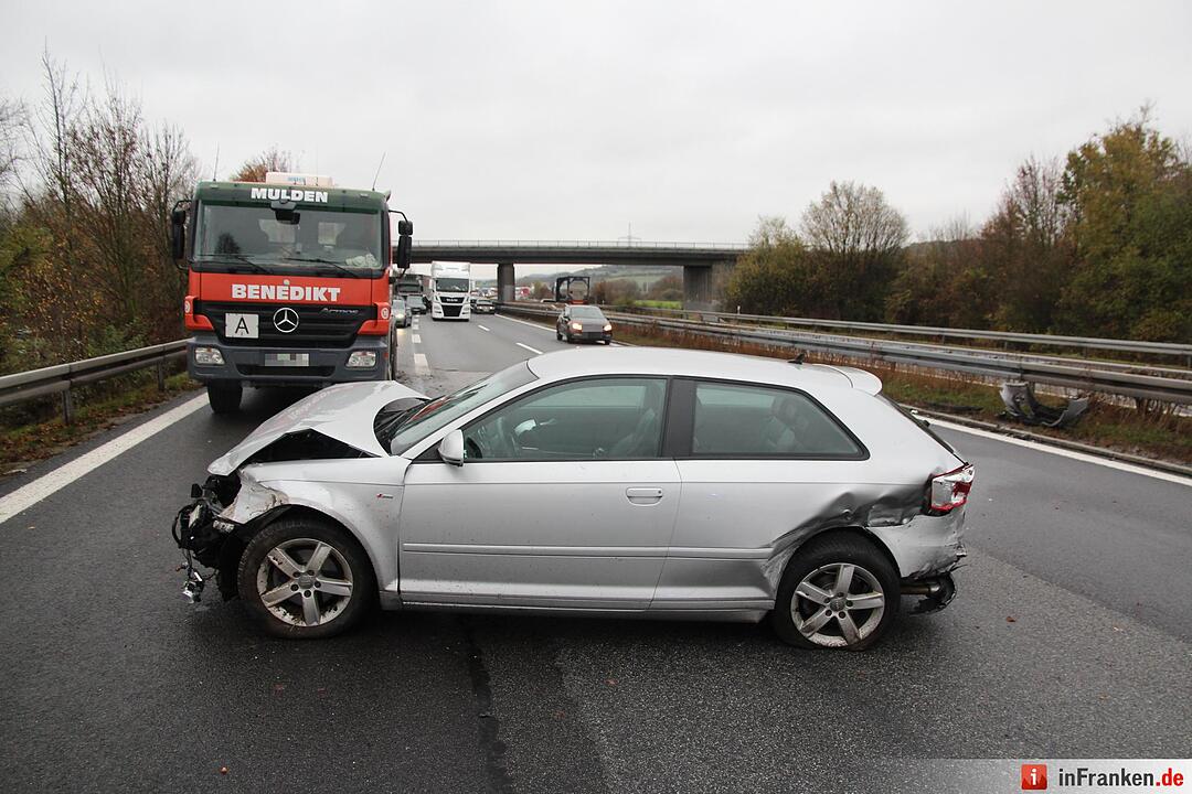 A70 bei Viereth-Trunstadt: Kollision beim Überholen