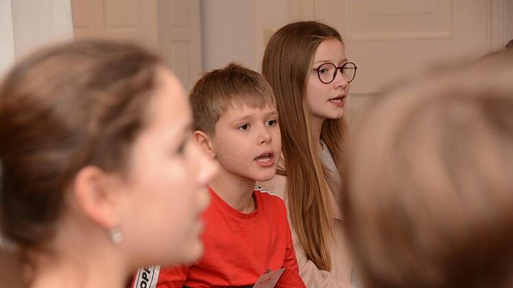 Impressionen von der Probe des neuen DekanatskinderchorsFoto: Dagmar Besand