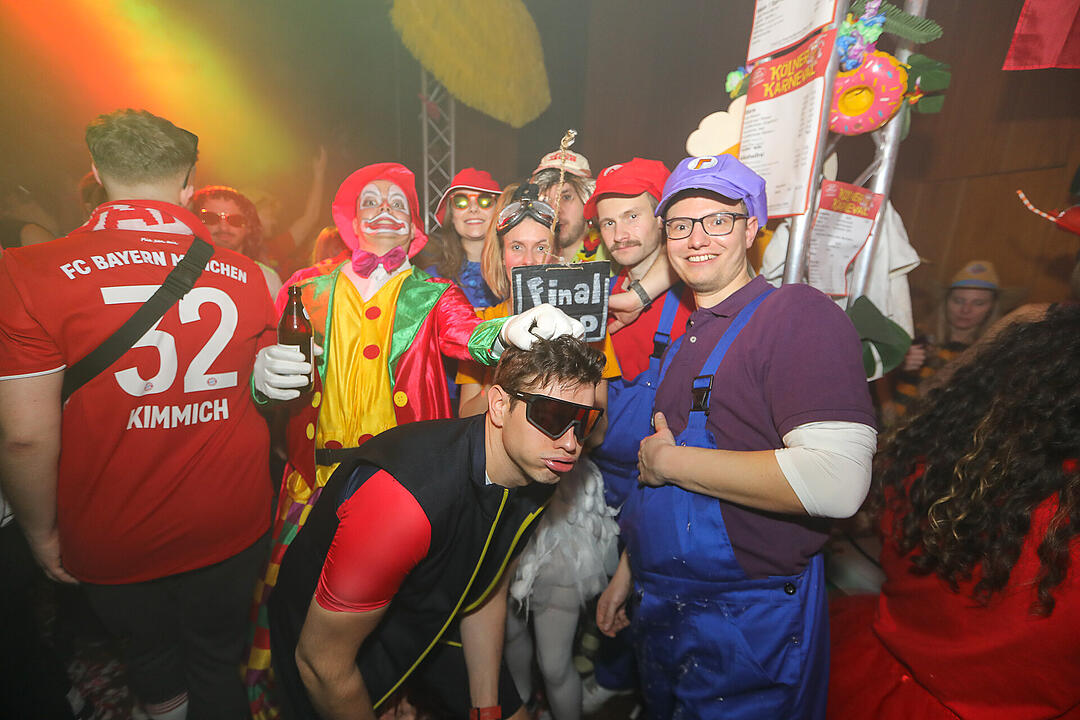 Beste Partystimmung in der Stadthalle