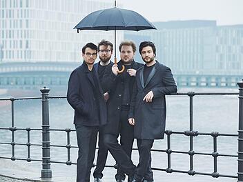 'Das Goldmund Quartett gestaltet am Montag, 7. Oktober, das Auftaktkonzert der neuen Saison beim Coburger "Verein". Das Konzert im HUK-Foyer beginnt um 20 Uhr. Solistin ist die Coburger Sopranistin Francesca Paratore.Foto: privat
