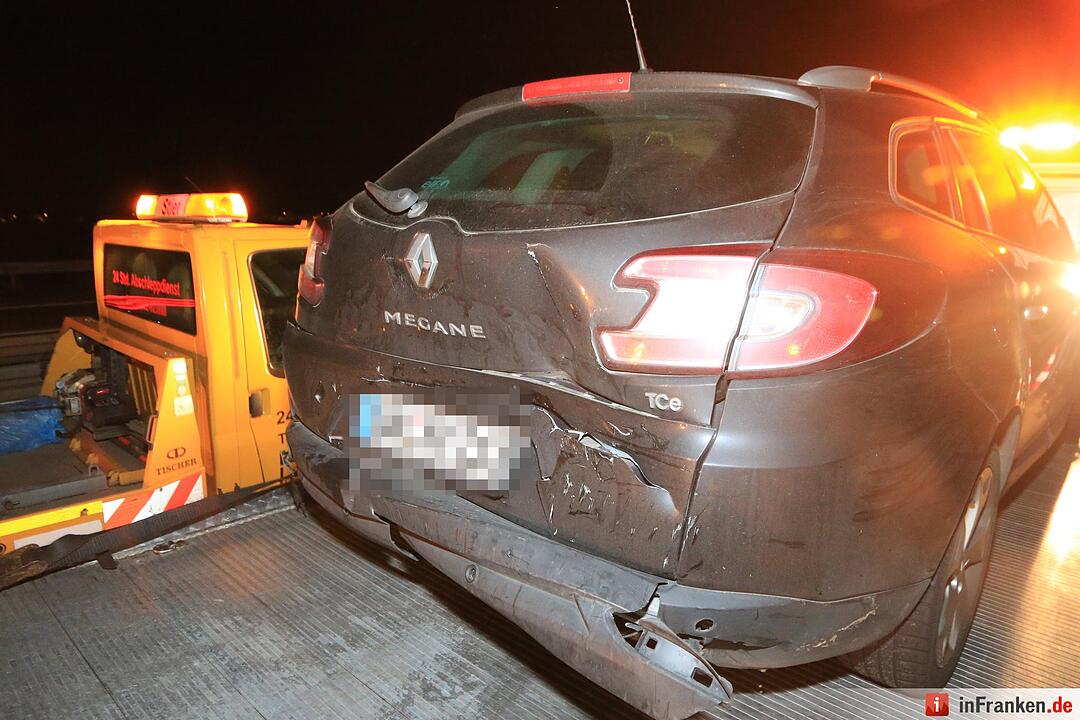 Unfall auf der A3 bei Höchstadt