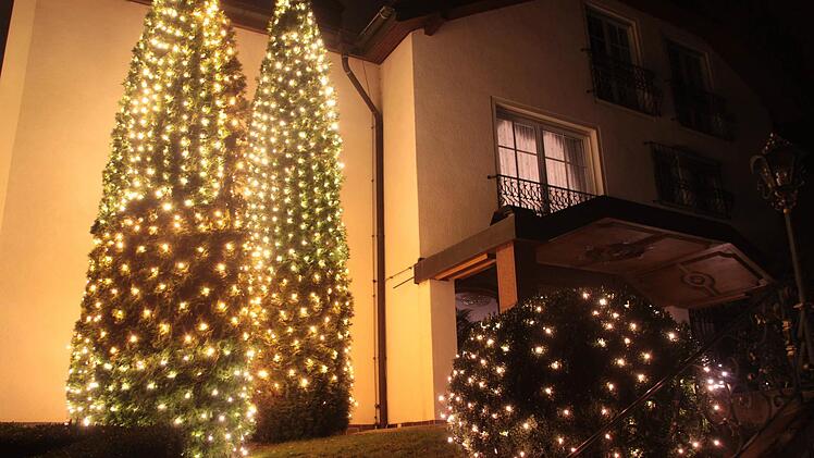 Weihnachtlicher Lichterglanz in Kulmbach Foto: Jürgen Gärtner