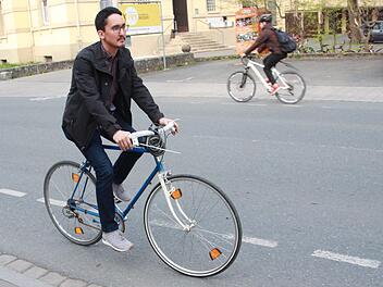 Während der Fastenzeit ist FT-Reporter Ronald Heck ohne Auto unterwegs - ohne Fahrrad (fast) unmöglich. Radler und Radlerinnen haben es aber in Forchheim mancherorts nicht leicht. Foto: Josef Hofbauer
