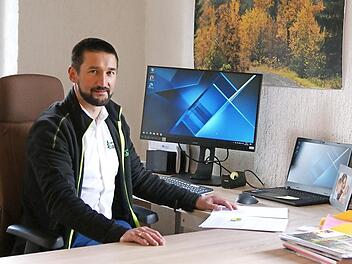 WBV-Geschäftsführer Patrick Hammerschmidt hält in Königsfeld jeden Montag eine Sprechstunde ab.