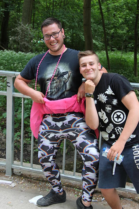 Die krassesten Outfits bei Rock im Park 2017