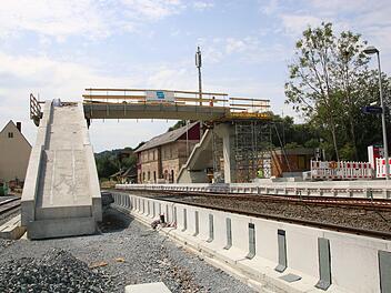 Der Bahnhof Untersteinach wird barrierefrei. Foto: Jürgen Gärtner
