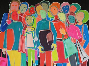 Ausschnitt aus dem Bild "Shopping" Foto: Philipp Demling