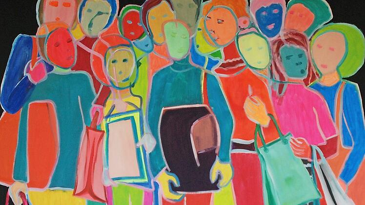 Ausschnitt aus dem Bild "Shopping" Foto: Philipp Demling