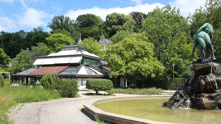 Das 34 Jahre alte Palmenhaus im Rosengarten, eine Konstruktion aus Stahl, Aluminium und Glas, hat eine Sanierung nötig.Saskia Nauer