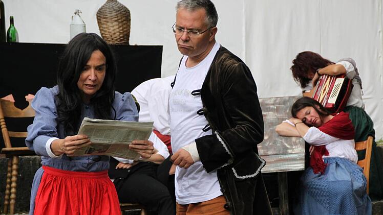 Impressionen von der Probe.