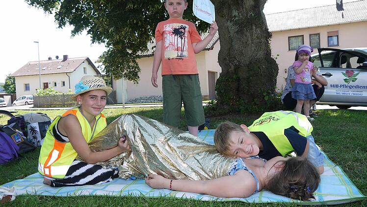 Nachwuchs-Sanitäter. Foto: Berthold Köhler