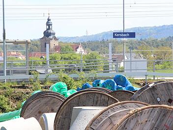 Aktuell steht Kersbach im Zeichen des ICE-Ausbaus. Ab dem nächsten Frühjahr soll im Gebiet Pointäcker gebaut werden. Foto: Ekkehard Roepert