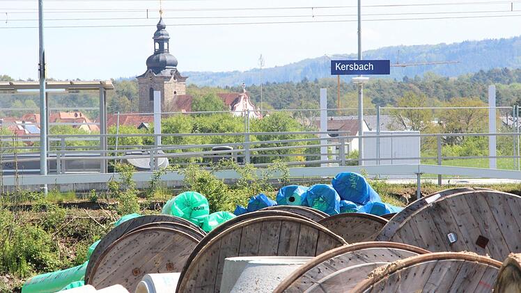 Aktuell steht Kersbach im Zeichen des ICE-Ausbaus. Ab dem nächsten Frühjahr soll im Gebiet Pointäcker gebaut werden. Foto: Ekkehard Roepert