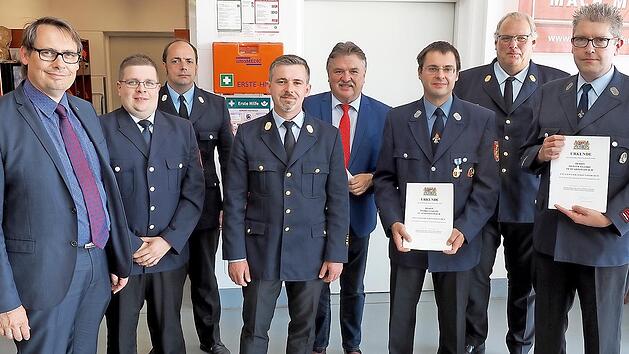 In der Hauptversammlung der Stadtsteinacher Feuerwehr sind langj&auml;hrige Aktive ausgezeichnet worden.