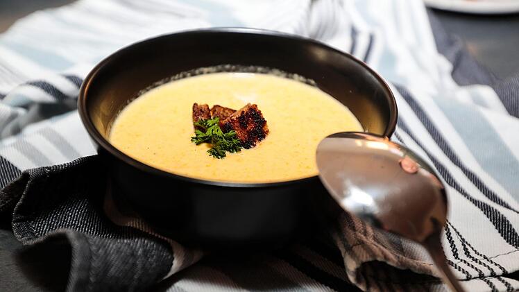 Die Mostsuppe mit Zimtcroutons ist schnell gemacht und köstlich.