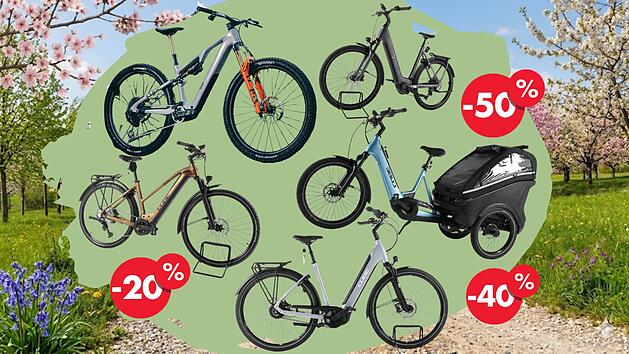 Cube E-Bikes im Fr&uuml;hjars-Sale bei Rebike