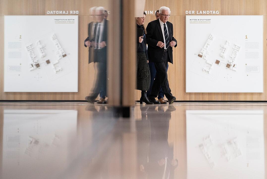 Landespressekonferenz mit Ministerpr&auml;sident Kretschmann