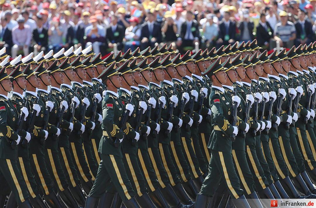 Militärparade in China